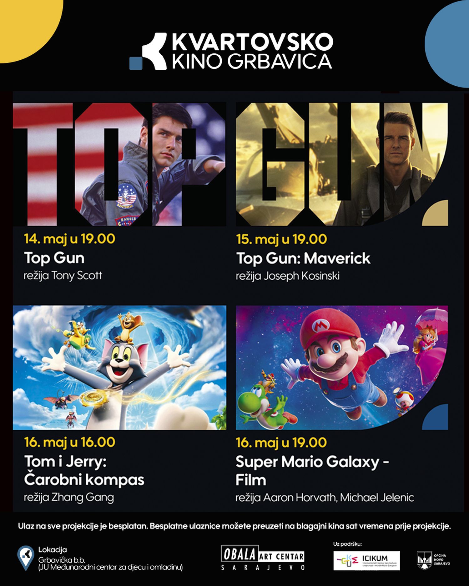 Raspored projekcija