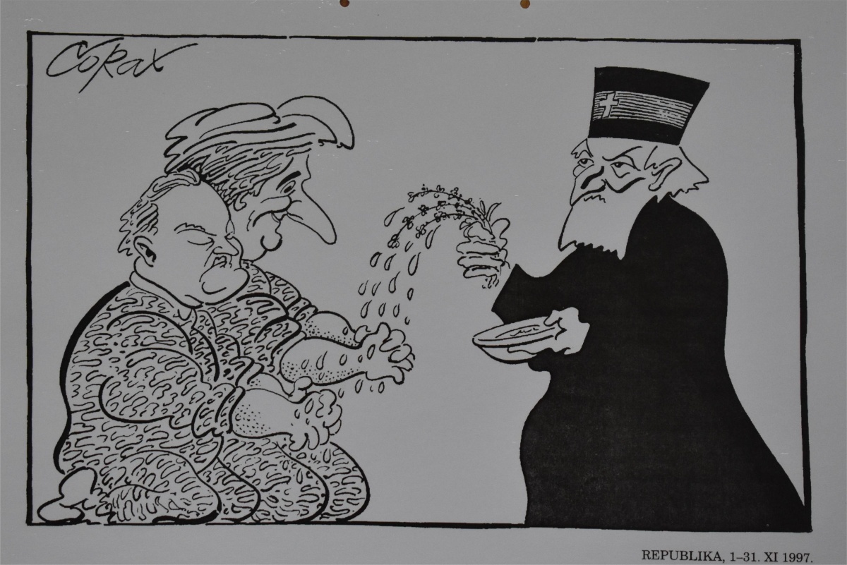 Coraxove karikature iz posebnog izdanja Republike - Građanski BUKVAR