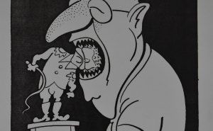 Faksimil / Coraxove karikature iz posebnog izdanja Republike - Građanski BUKVAR