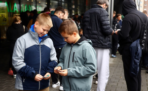 Foto: Dž.K. / Radiosarajevo.ba / Razmjena Panini sličica u Sarajevu