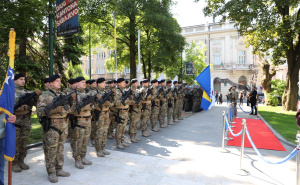 Foto: Općina Stari Grad / Postrojavanje veterana Prve brigade policije Stari Grad