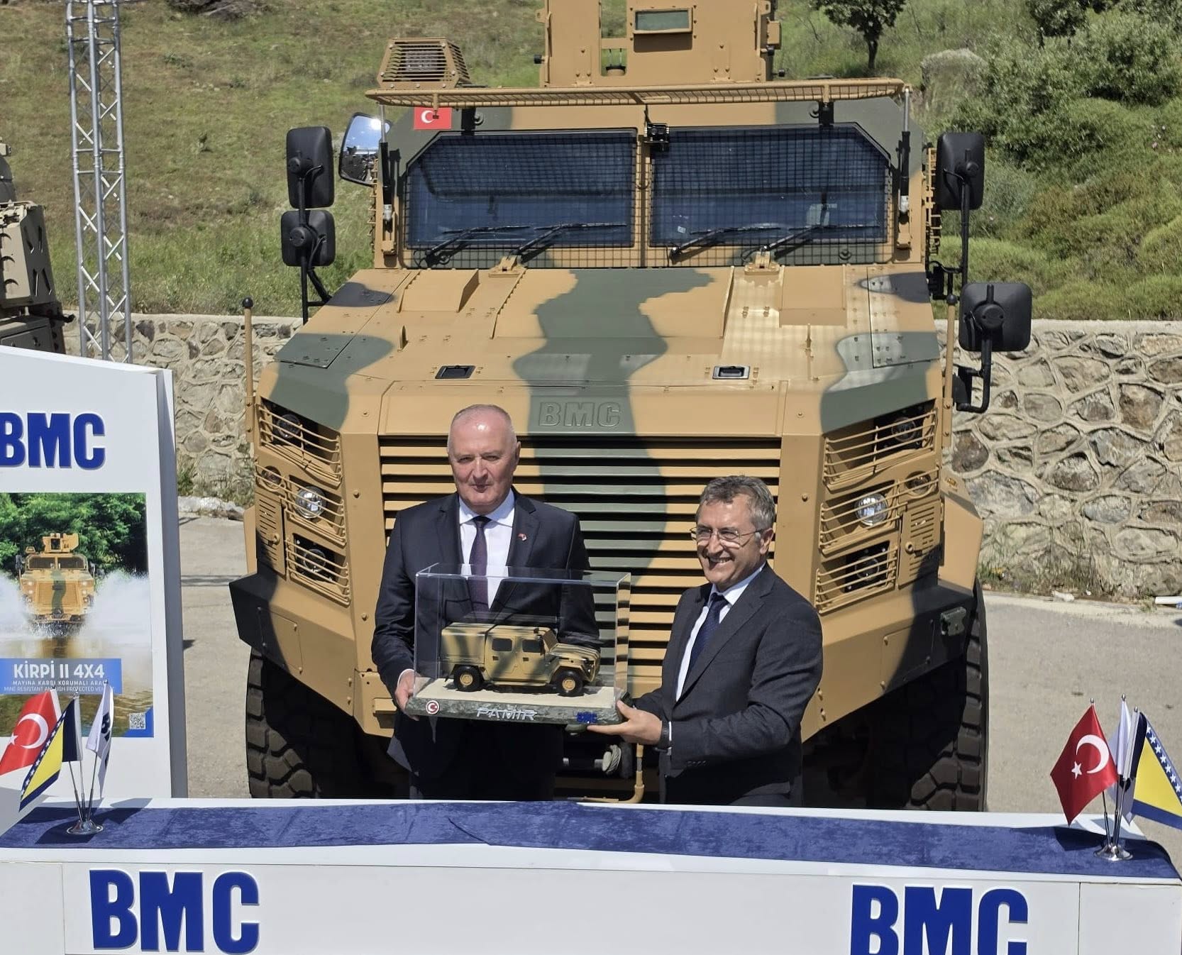 Zukan Helez, BMC vozilo