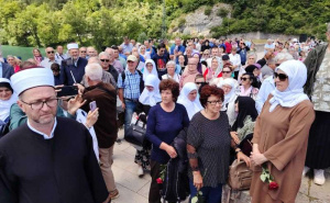 Foto: Fena / Obilježena 34. godišnjica zločina nad Bošnjacima Višegrada