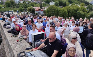 Foto: Fena / Obilježena 34. godišnjica zločina nad Bošnjacima Višegrada