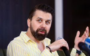 Foto: Dž. K. / Radiosarajevo.ba / Promocija nove pjesme Amela Ćurića