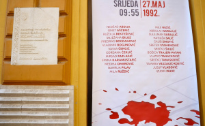 Foto: Dž.K. / Radiosarajevo.ba / Obilježena godišnjica masakra u ulici Vase Miskina