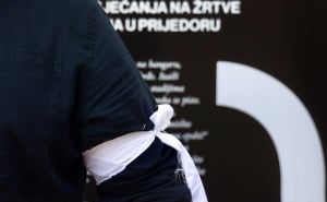 Foto: Dž.K. / Radiosarajevo.ba / Dan bijelih traka obilježen u Sarajevu
