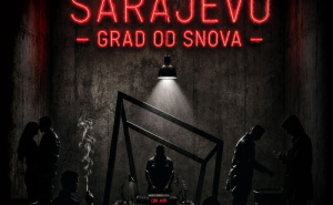 Foto: Pozorište mladih Sarajevo / Najavni plakat predstave "Sarajevo - grad od snova"
