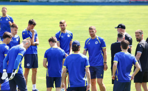 Foto: Dž. K. / Radiosarajevo.ba / Otvoreni trening Zmajeva na Grbavici