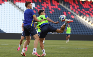 Foto: NS BiH / Trening Zmajeva u St. Louisu