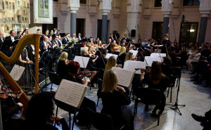 Foto: Dž.K. / Radiosarajevo.ba / Svečani koncert Sarajevske filharmonije povodom obilježavanja 130 godina od otvorenja Gradske vijećnice