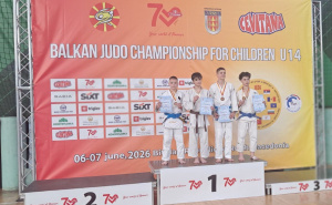 Foto: Judo Zona / Dva balkanska srebra za svjetlu budućnost bh. džuda