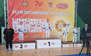 Foto: Judo Zona / Dva balkanska srebra za svjetlu budućnost bh. džuda