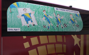 Foto: NFSBiH / Autobus reprezentacije BiH na FIFA Svjetskom prvenstvu 2026