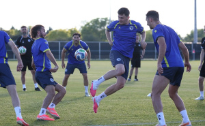 Foto: Nogometni savez BiH / Trening Zmajeva u Torontu