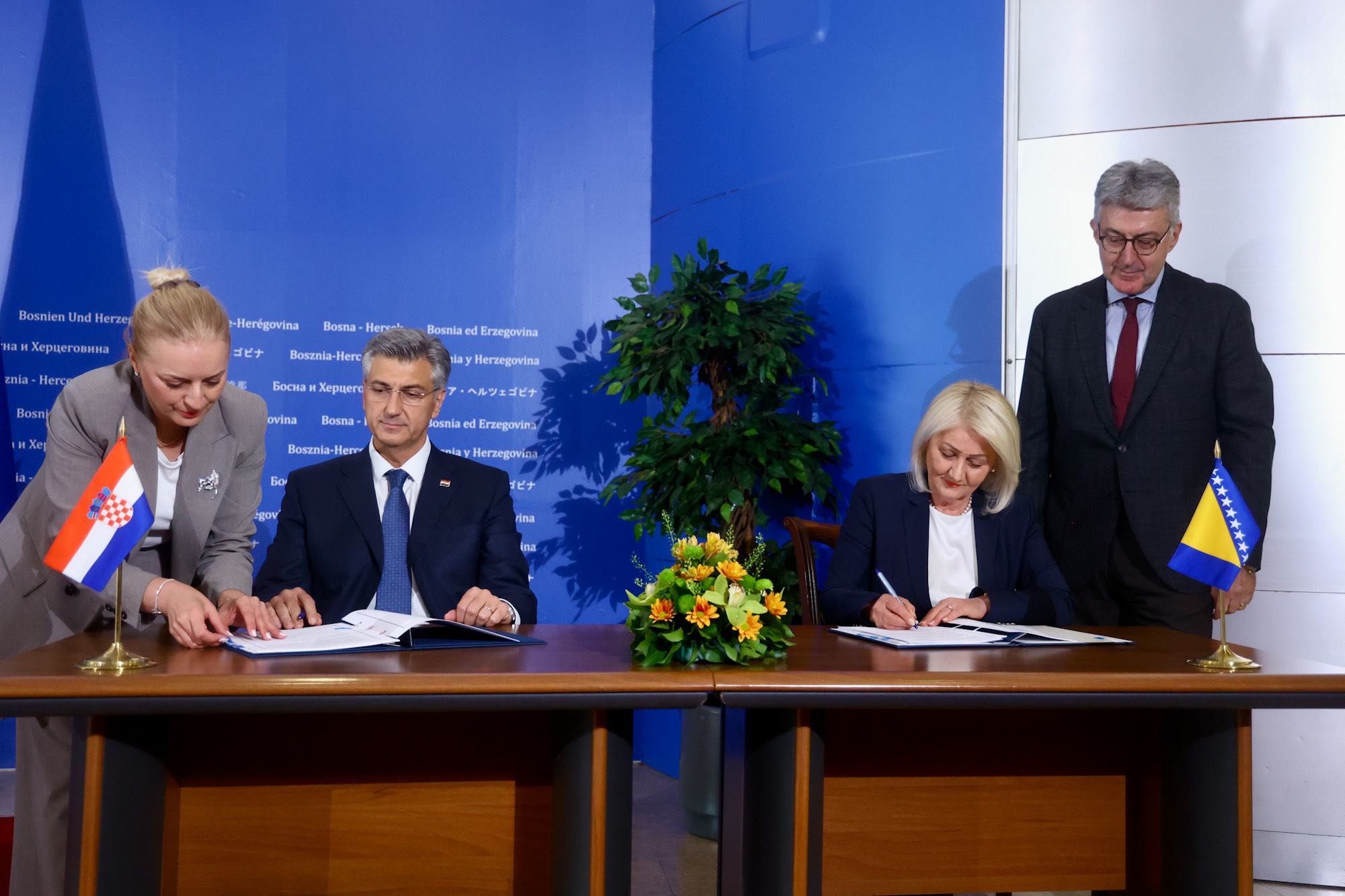 Andrej Plenković i Borjana Krišto