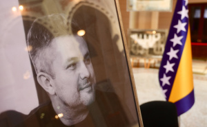 Foto: Dž. K. / Radiosarajevo.ba / Klnjiga žalosti za Edina Avdića