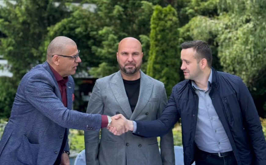 Marko Topić na predstavljanju u Zvijezdi Gradačac