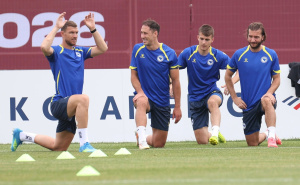 Foto: Nogometni savez BiH / Trening Zmajeva u Torontu