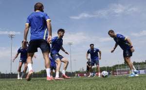 Foto: Nogometni savez BiH / Posljednji trening BiH pred duel s Kanadom