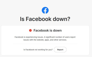 Foto: Down Detector / Facebook