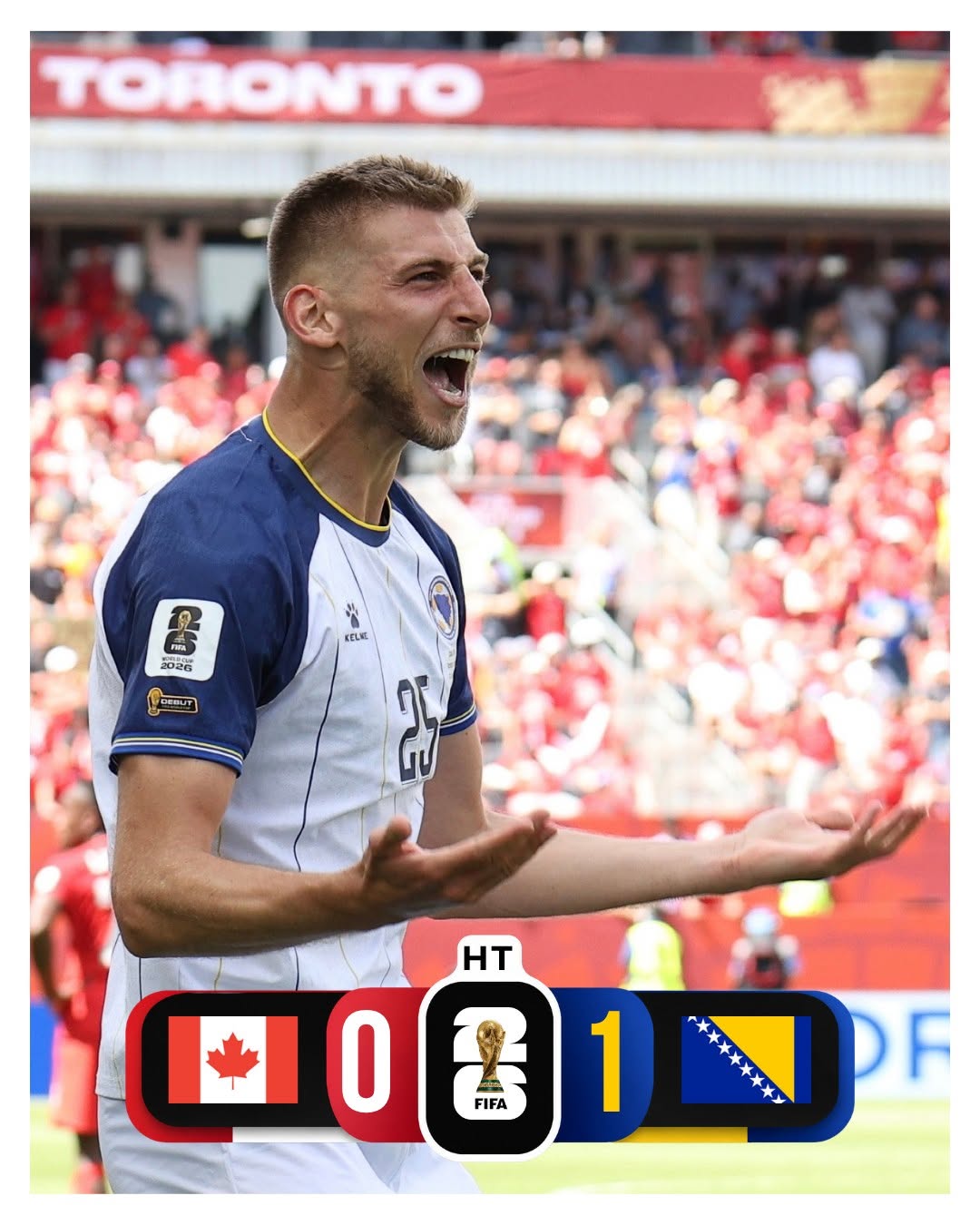 Jovo Lukić - 1:0 vodi Bosna i Hercegovina