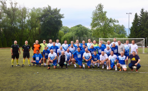 Foto: Dž. K. / Radiosarajevo.ba / Revijalna utakmica Udruženja za sport i rekreaciju invalida i zvijezdi bh. fudbala