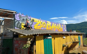 Foto: Radiosarajevo.ba / Novi mural u Zoo Bambiju