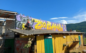 Foto: Radiosarajevo.ba / Novi mural u Zoo Bambiju
