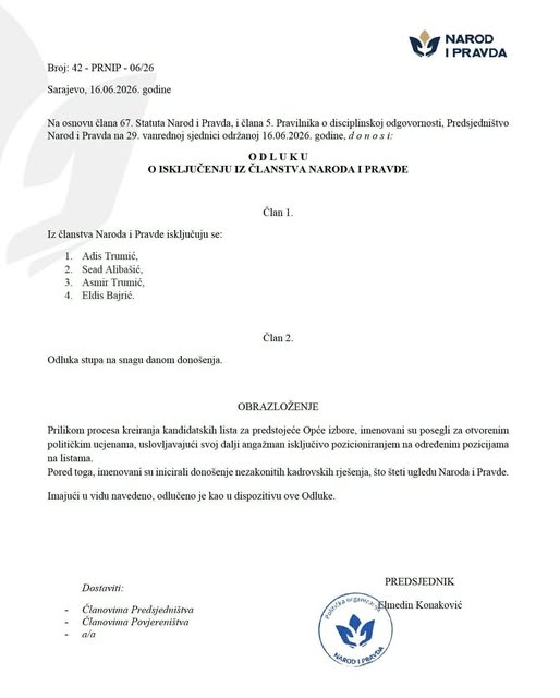 Odluka o isključenju