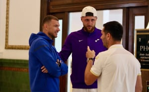 Foto: Nogometni savez BiH / Jusuf Nurkić u posjeti Zmajevi