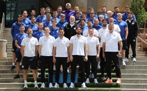 Foto: Nogometni savez BiH / Jusuf Nurkić u posjeti Zmajevi