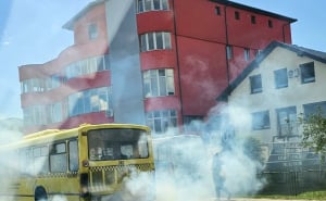 FOTO: Radiosarajevo.ba / Zapaljen autobus
