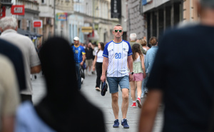 Foto: N.G / Radiosarajevo.ba / Navijačka atmosfera u Sarajevu