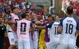 Foto: Nogometni savez BiH / Slavlje fudbalskih reprezentativaca BiH