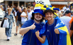 Foto: Dž.K. / Radiosarajevo.ba / Sarajevo cijelo žuto i plavo!