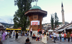 Foto: Dž.K. / Radiosarajevo.ba / Sarajevo cijelo žuto i plavo!
