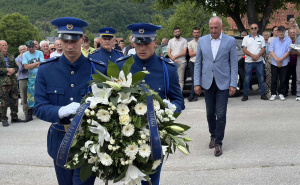Foto: Ministarstvo odbrane BiH / Ministar Zukan Helez odao počast herojima odbrane BiH
