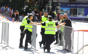 Foto: Dž. K. / Radiosarajevo.ba / Jake policijske snage u centru Sarajeva