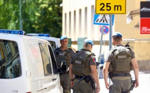 Foto: Dž. K. / Radiosarajevo.ba / Jake policijske snage u centru Sarajeva
