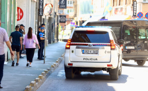 Foto: Dž. K. / Radiosarajevo.ba / Jake policijske snage u centru Sarajeva