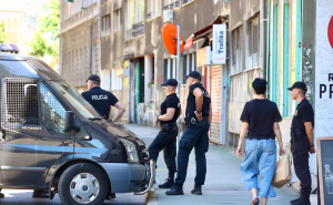 Foto: Dž. K. / Radiosarajevo.ba / Jake policijske snage u centru Sarajeva
