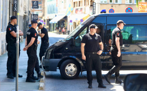 Foto: Dž. K. / Radiosarajevo.ba / Jake policijske snage u centru Sarajeva