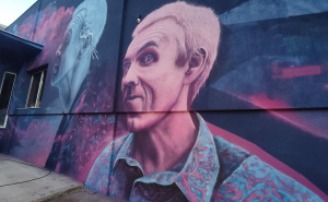 Foto: Mostarski.ba / Mural u sjećanje na Huseina Oručevića