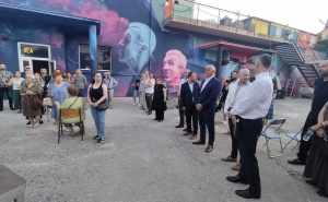 Foto: Mostarski.ba / Mural u sjećanje na Huseina Oručevića