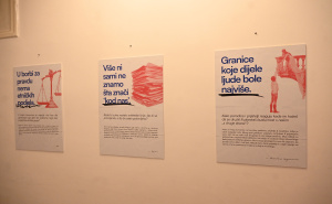 Foto: N. G. / Radiosarajevo.ba / Izložba "Šta ako je granica u tebi"