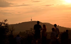 Foto: N. G. / Radiosarajevo.ba / Zalazak sunca iznad Sarajeva, 22. juni 2026.