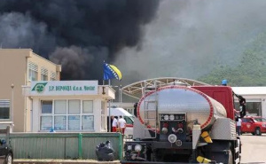 Foto: PVJ Mostar / Vatrogasci nakon drame na deponiji Uborak