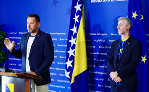 Foto: Dž. K. / Radiosarajevo.ba / Almir Badnjević i Edin Forto
