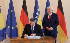Foto: Predsjedništvo BiH / Denis Bećirović i Frank-Walter Steinmeir